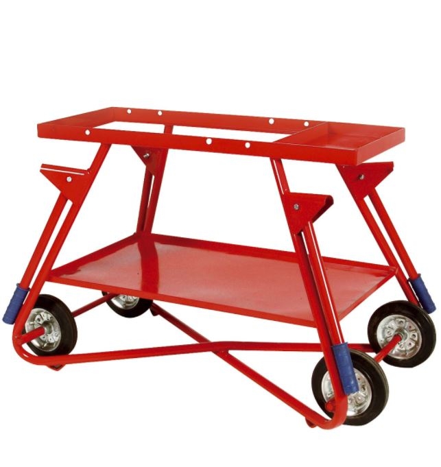 Chariot pliable pour machine à fileter 4