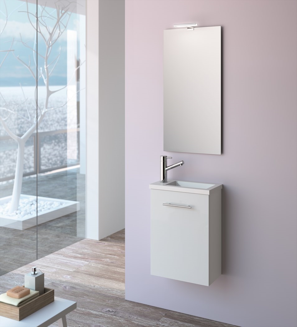 Meuble MICRO Blanc Brillant