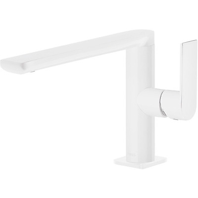 Mitigeur lavabo LOFT COLOR Blanc Mat avec aérateur H170mm