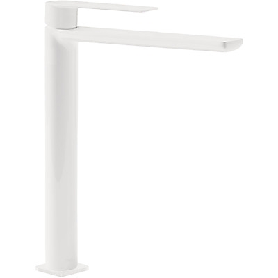 Mitigeur lavabo blanc mat LOFT COLOR H328mm