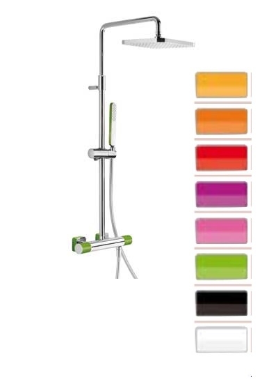 Colonne de douche thermostatique LOFT COLOR