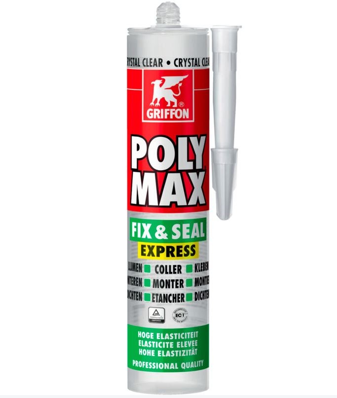 CARTOUCHE POLYMAX FIX AND SEAL CRYSTAL CLEAR