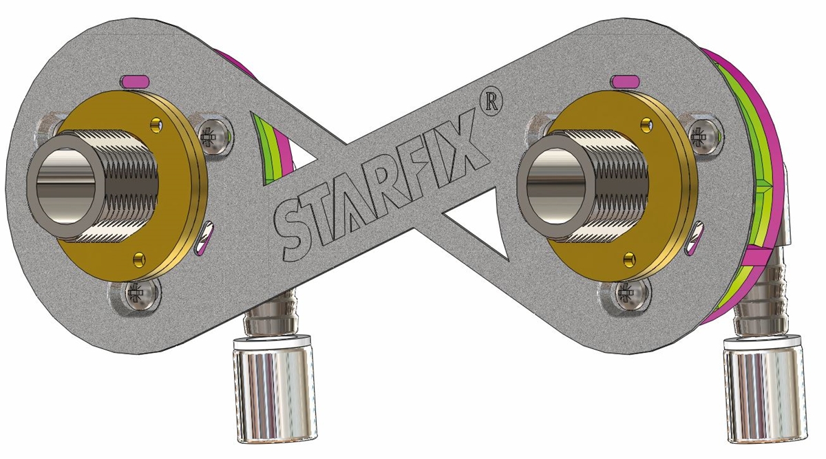 Starfix réglable sortie mâle coudé