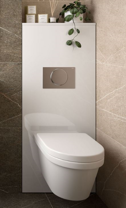 Habillage universel WC UNIT Blanc pour bati