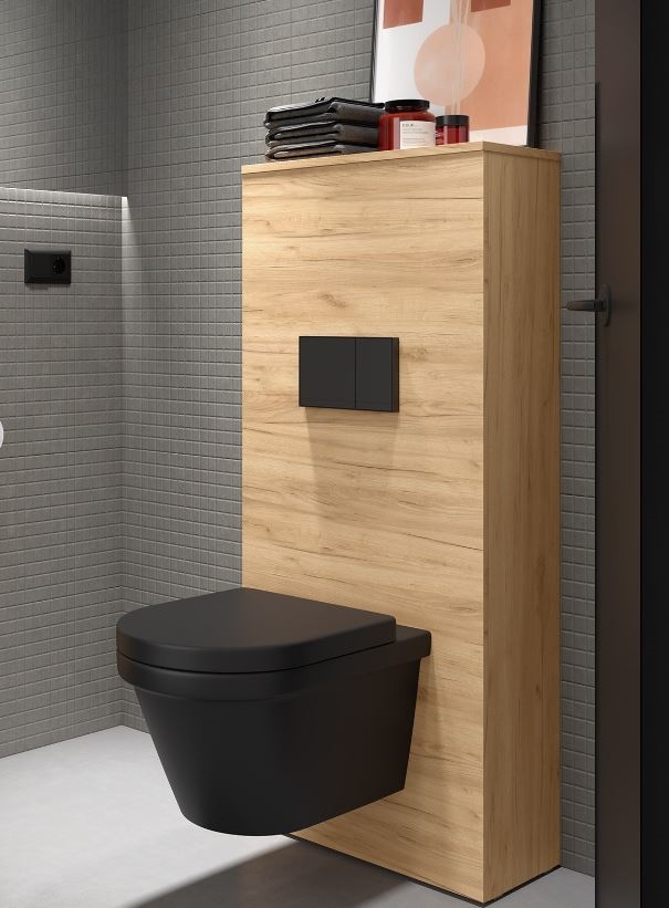 Habillage universel WC UNIT Chêne pour bati