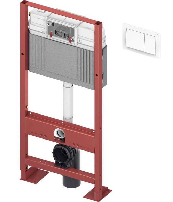 Bati-support Base avec plaque blanche
