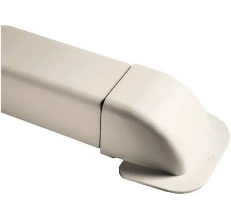 Amorce de mur blanche 80mm
