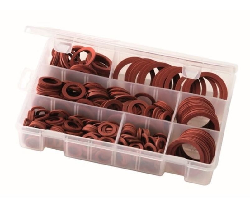 Coffret de 400 joints fibre rouge