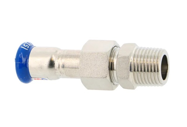 Raccord 3PCES M'press Inox